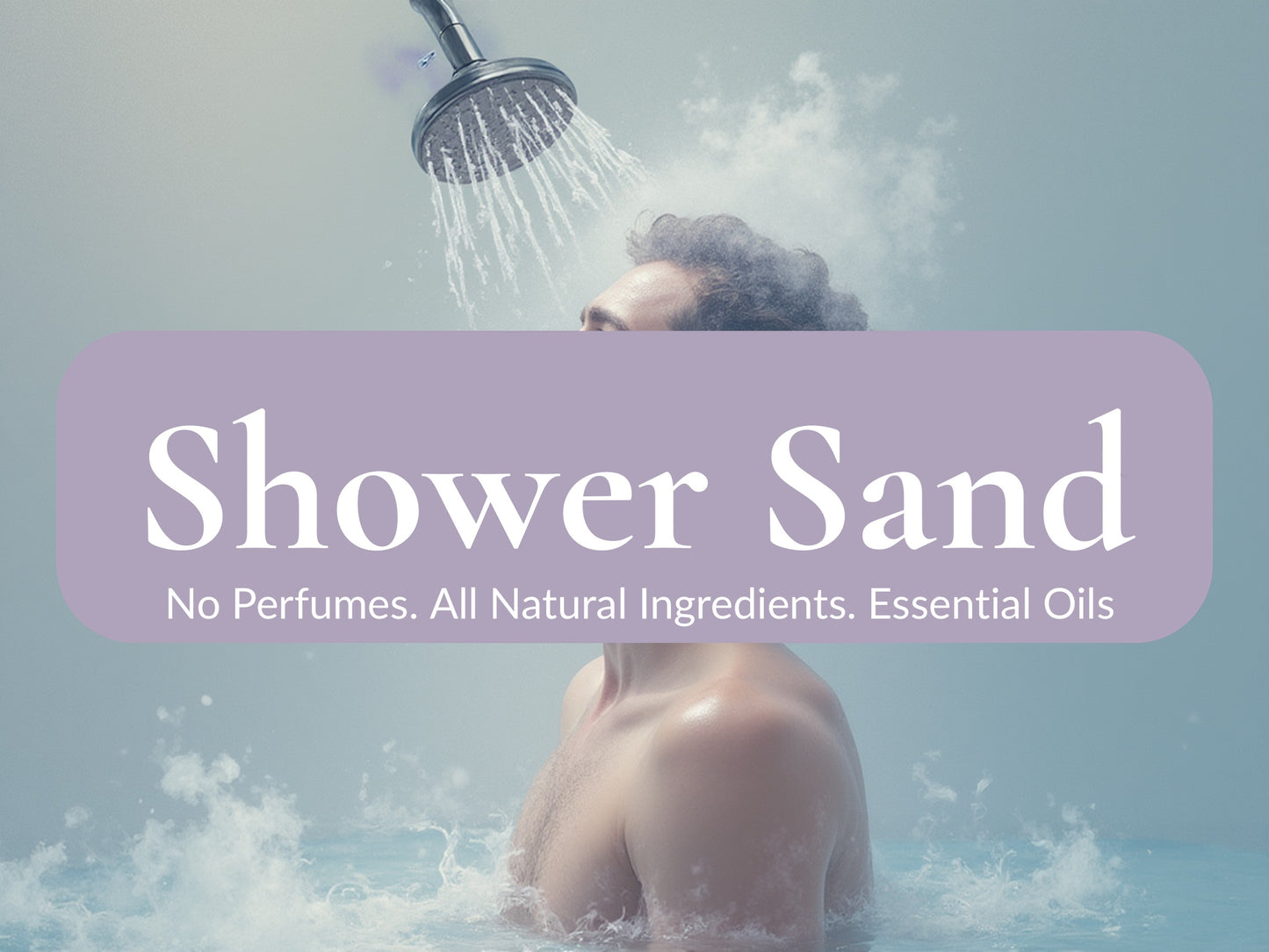 Lavender Shower Sand
