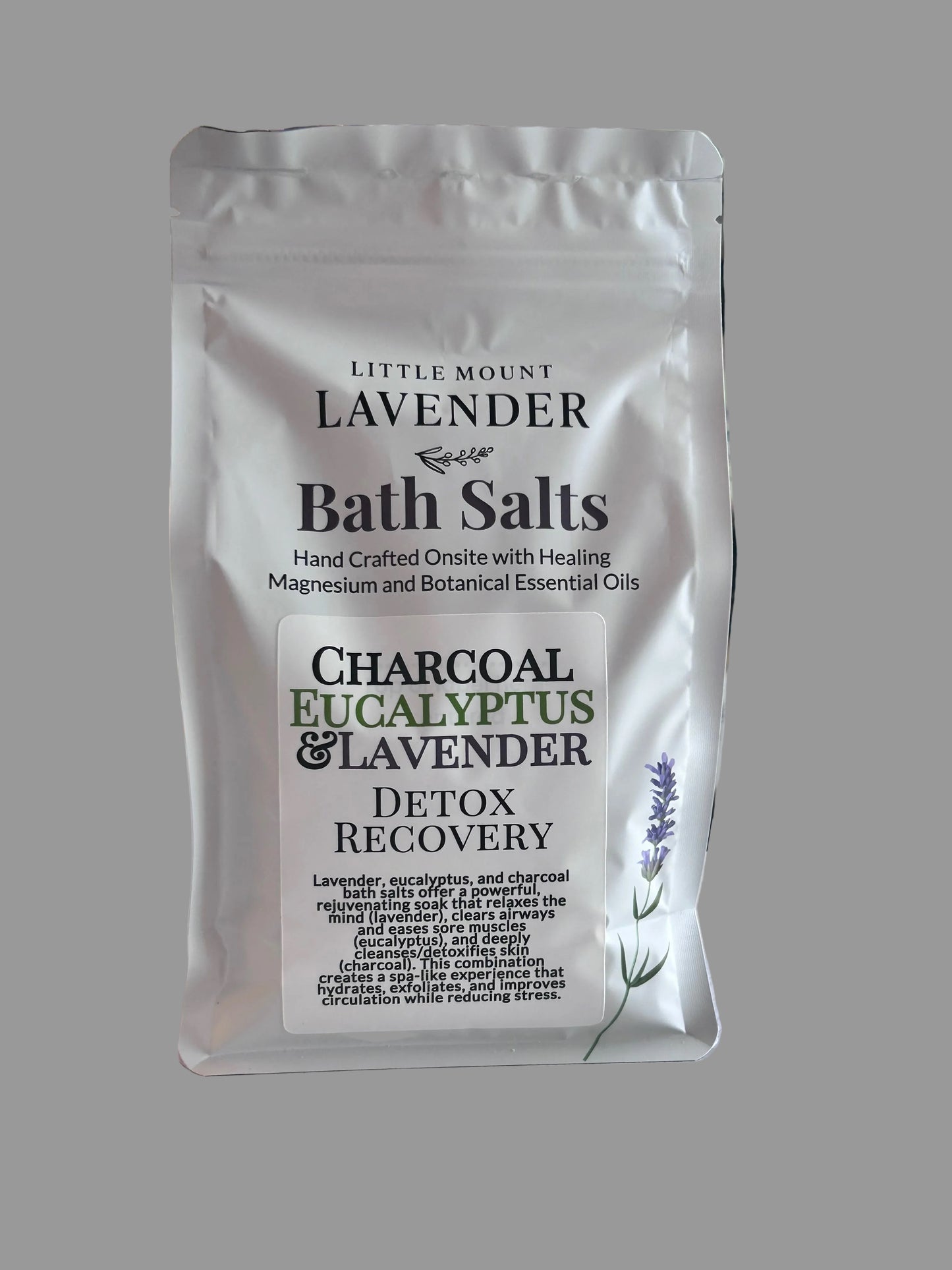 Charcoal Detox Bath Salts 1.2 lb bag