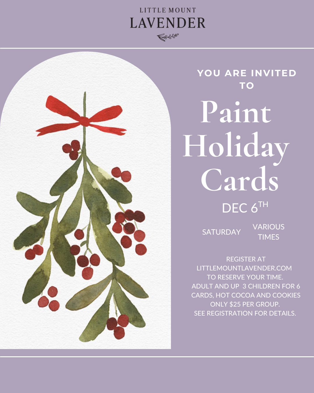 Paint Holiday Cards