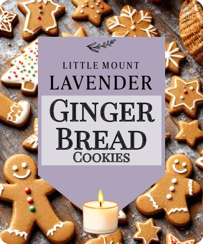 Gingerbread Cookies and Lavender Soy Candles