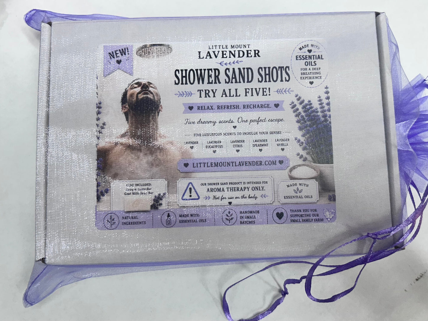 Shower Sand 5 Shower Sample Box