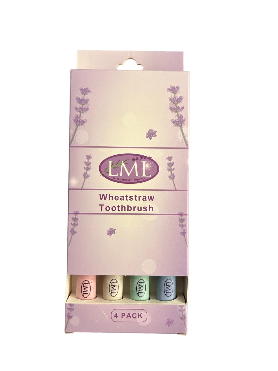 Wheat straw toothbrushes 4 pack