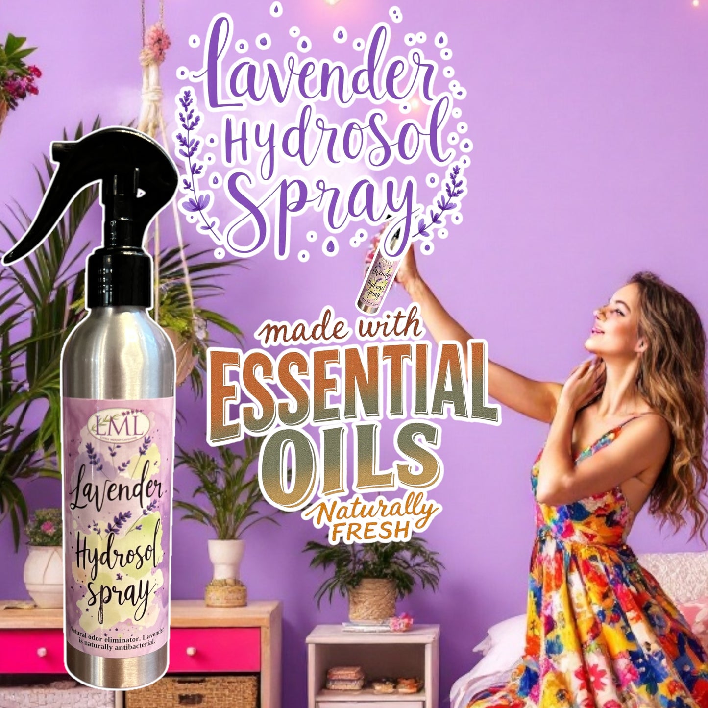 Lavender Hydrosol Spray
