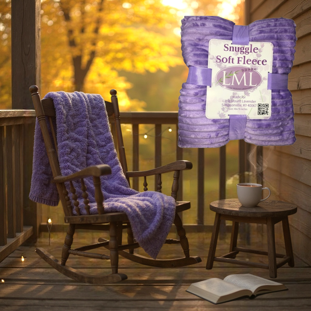 Lavender Fleece Blanket