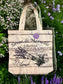 Lavender Canvas  Tote Bags