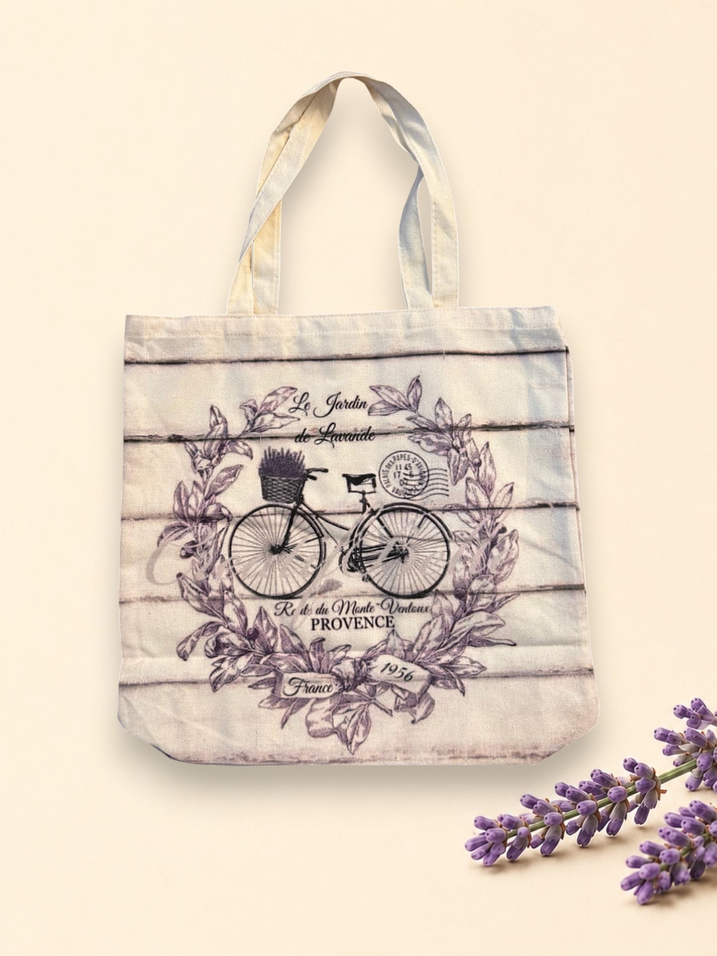 Lavender Canvas  Tote Bags