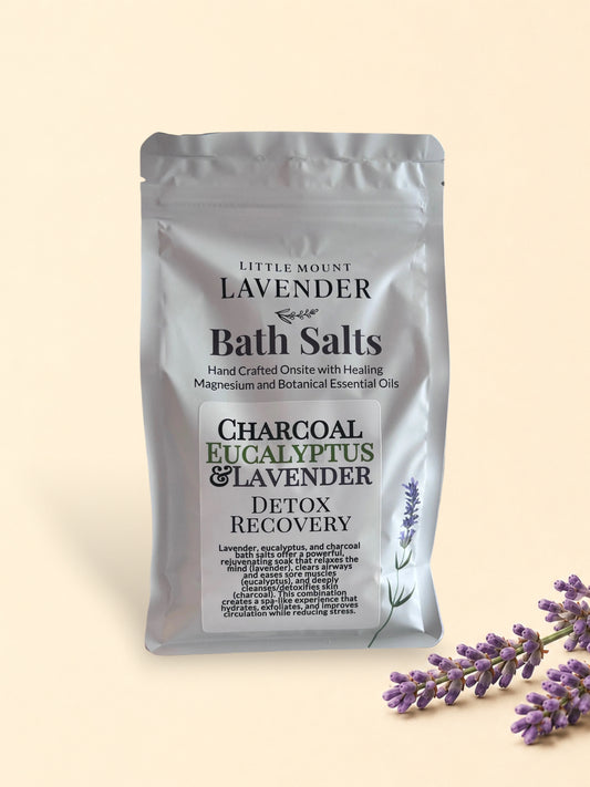 Charcoal Detox Bath Salts  1.2 lb bag