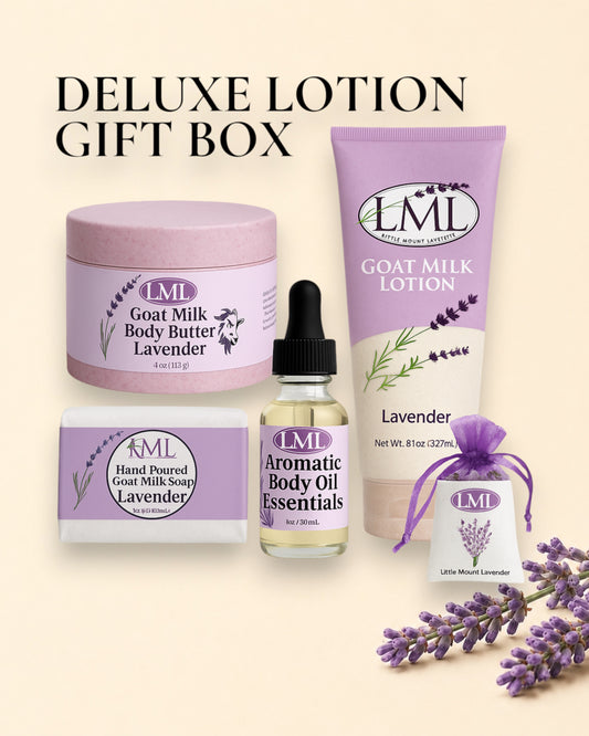 Deluxe Lotion Gift Box  -Best Seller-  "Free Shipping" Free Body Oil!