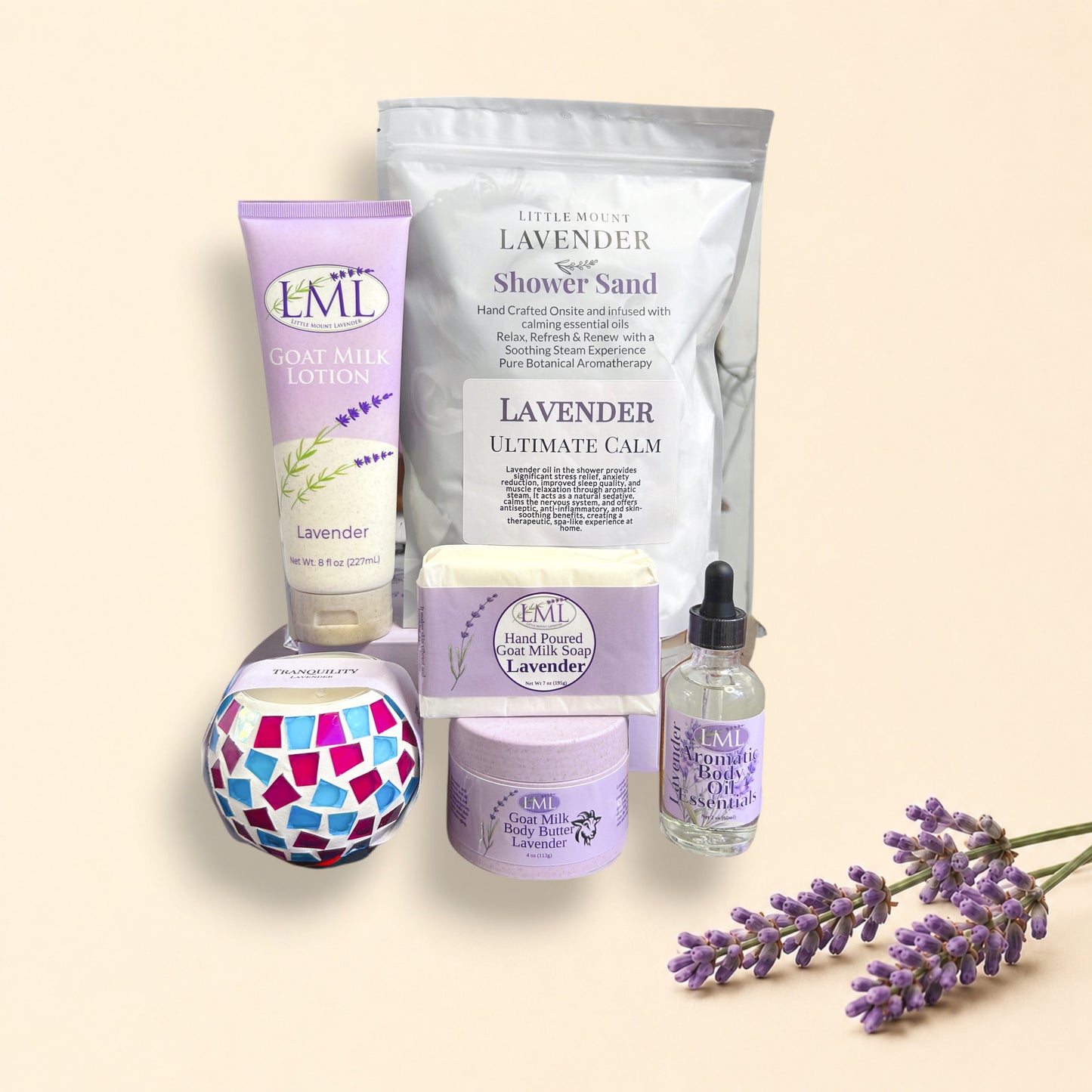 Everything  Lavender Gift Basket "Free Shipping" Free Body Oil