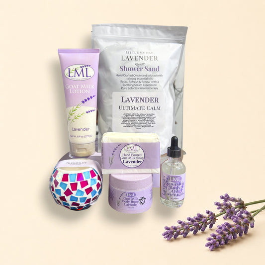 Everything  Lavender Gift Basket "Free Shipping" Free Body Oil