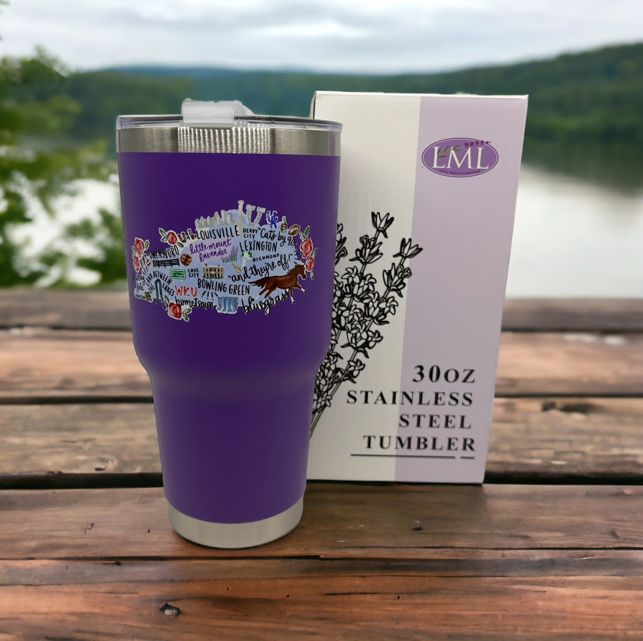 Stainless Steel Kentucky Tumbler