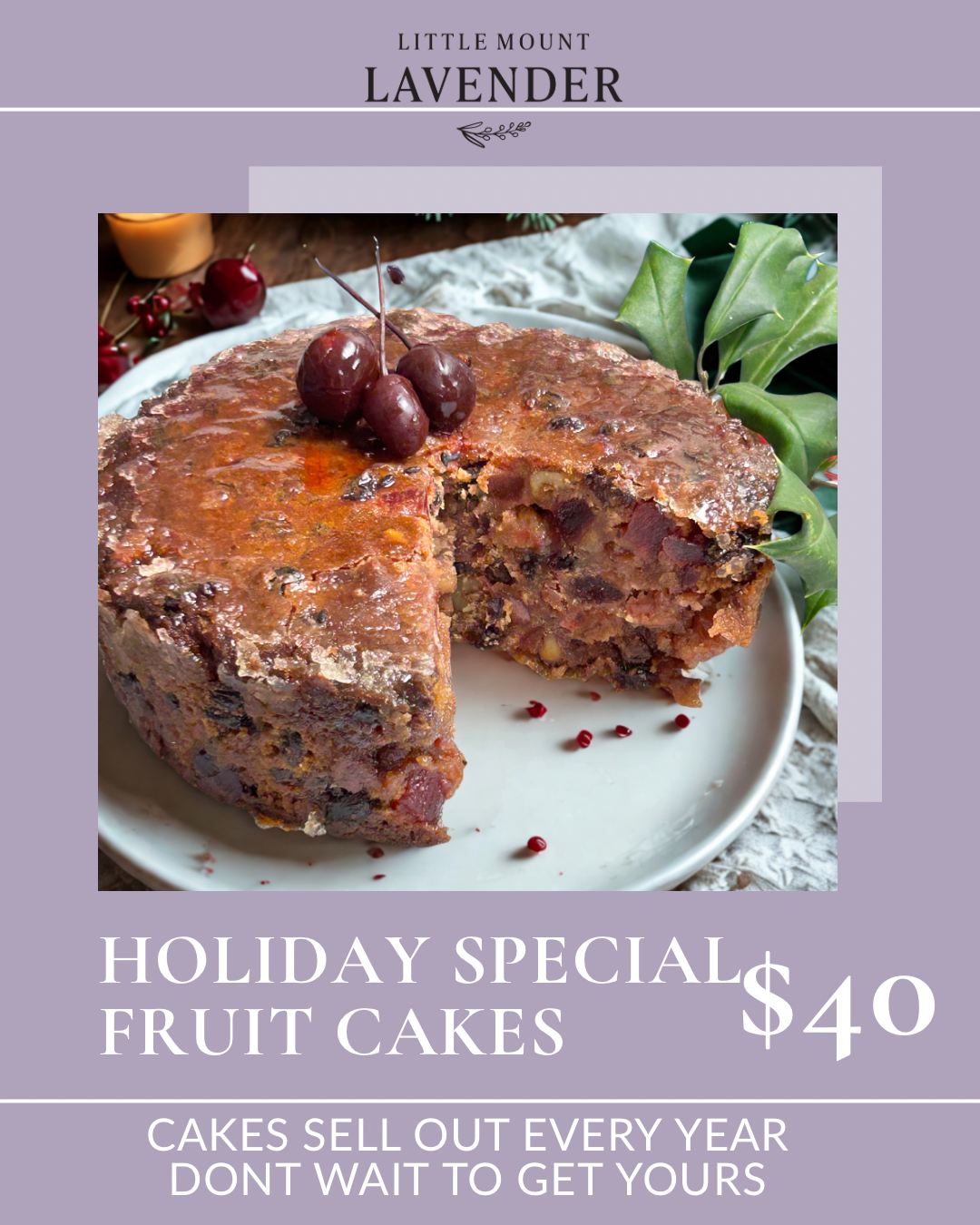 Holiday Fruit Cakes