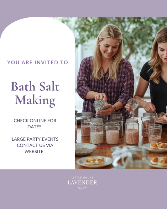 Bath Salt Making Party October 16th 10 am