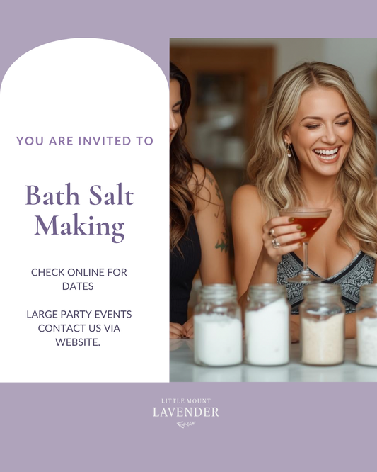 Bath Salt Making Party October 16th 10 am