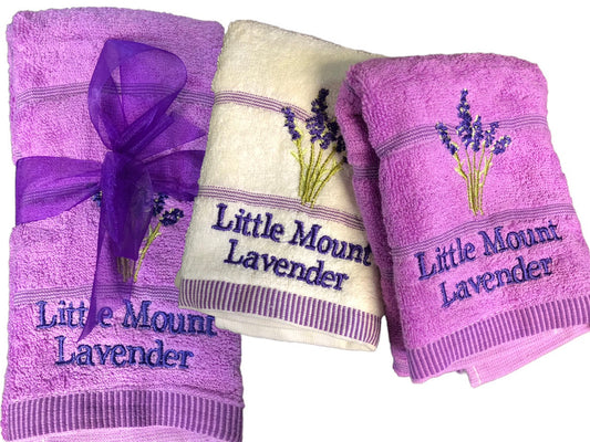 Little Mount Lavender hand towel set