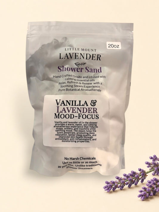Lavender Vanilla Shower Sand