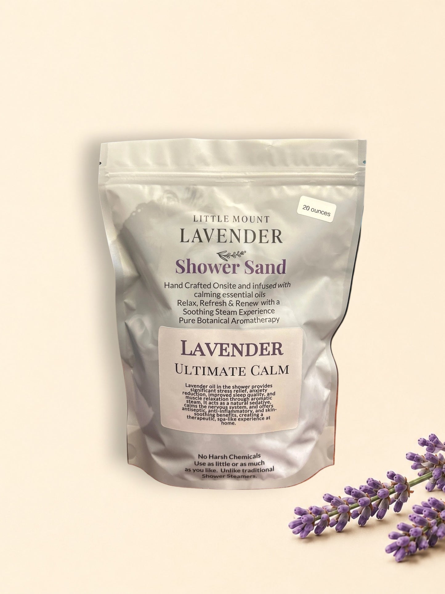 Lavender Shower Sand