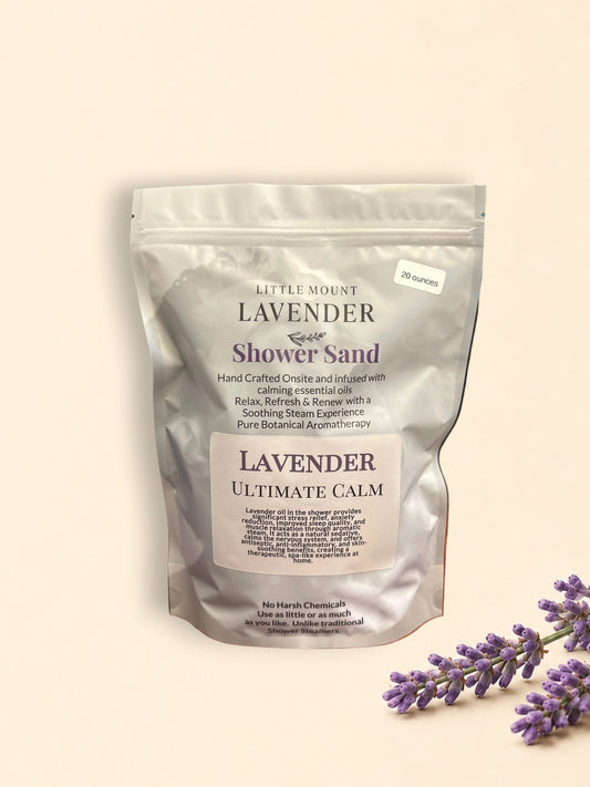 Lavender Shower Sand