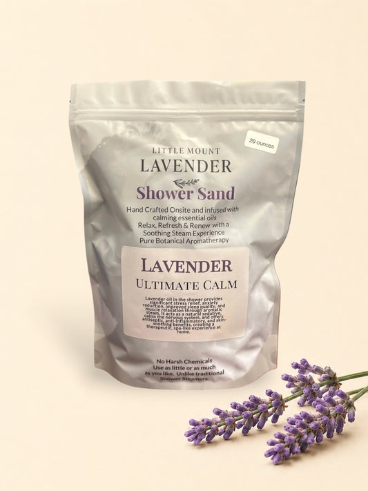 Lavender Shower Sand