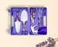 5 piece garden tool set with case