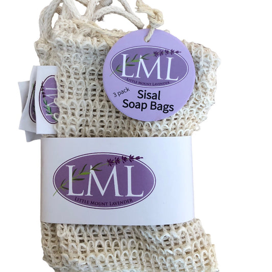 Sisal Soap Bags 3 pack