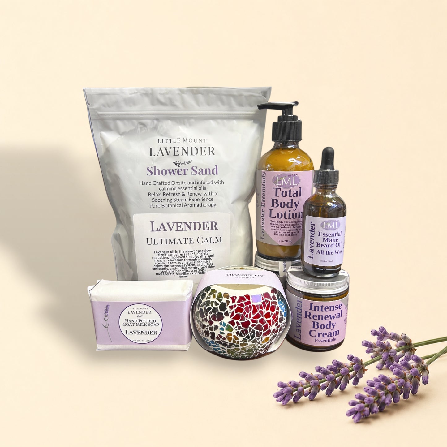 Everything  Lavender Gift Basket "Free Shipping" Free Beard and Body Oil