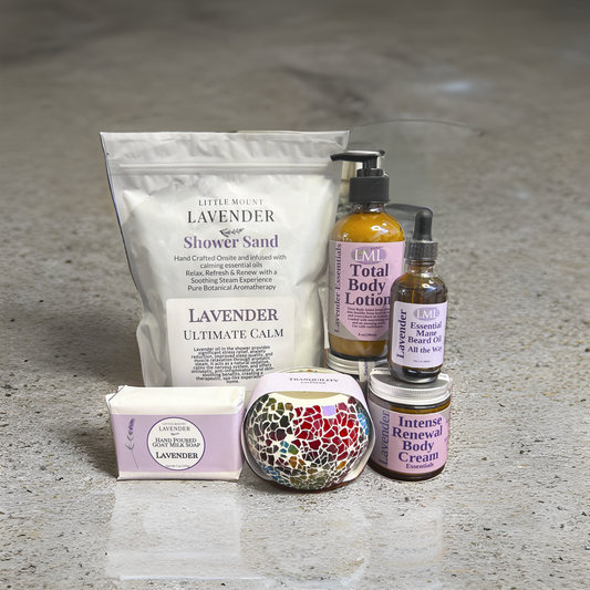Everything  Lavender Gift Basket "Free Shipping" Free Beard and Body Oil
