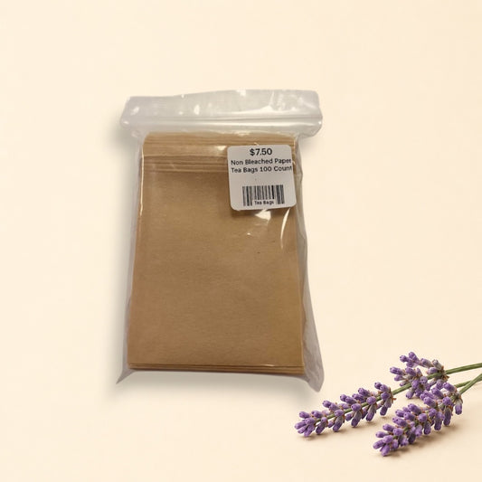 Biodegradable Paper Tea Bags Empty 100 ct