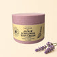 Jar of Little Mount Lavender herbal body cream with a purple lid.