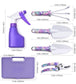 5 piece garden tool set with case