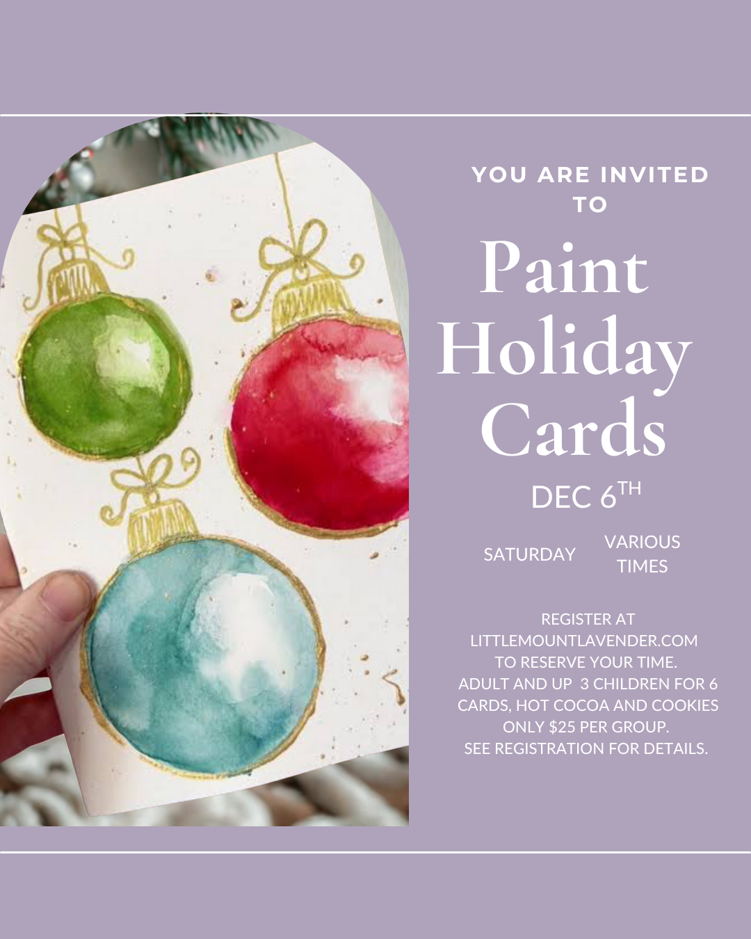 Paint Holiday Cards