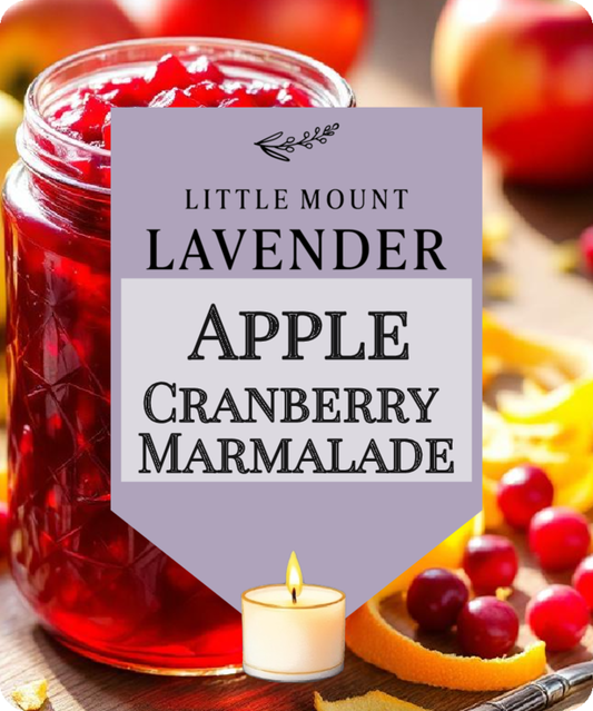 Apple Cranberry Marmalade and Lavender Soy Candles