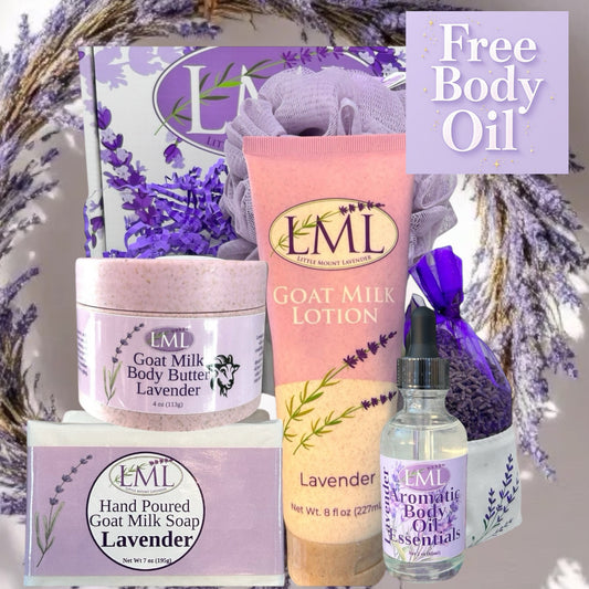 Deluxe Lotion Gift Box  -Best Seller-  "Free Shipping" Free Body Oil!