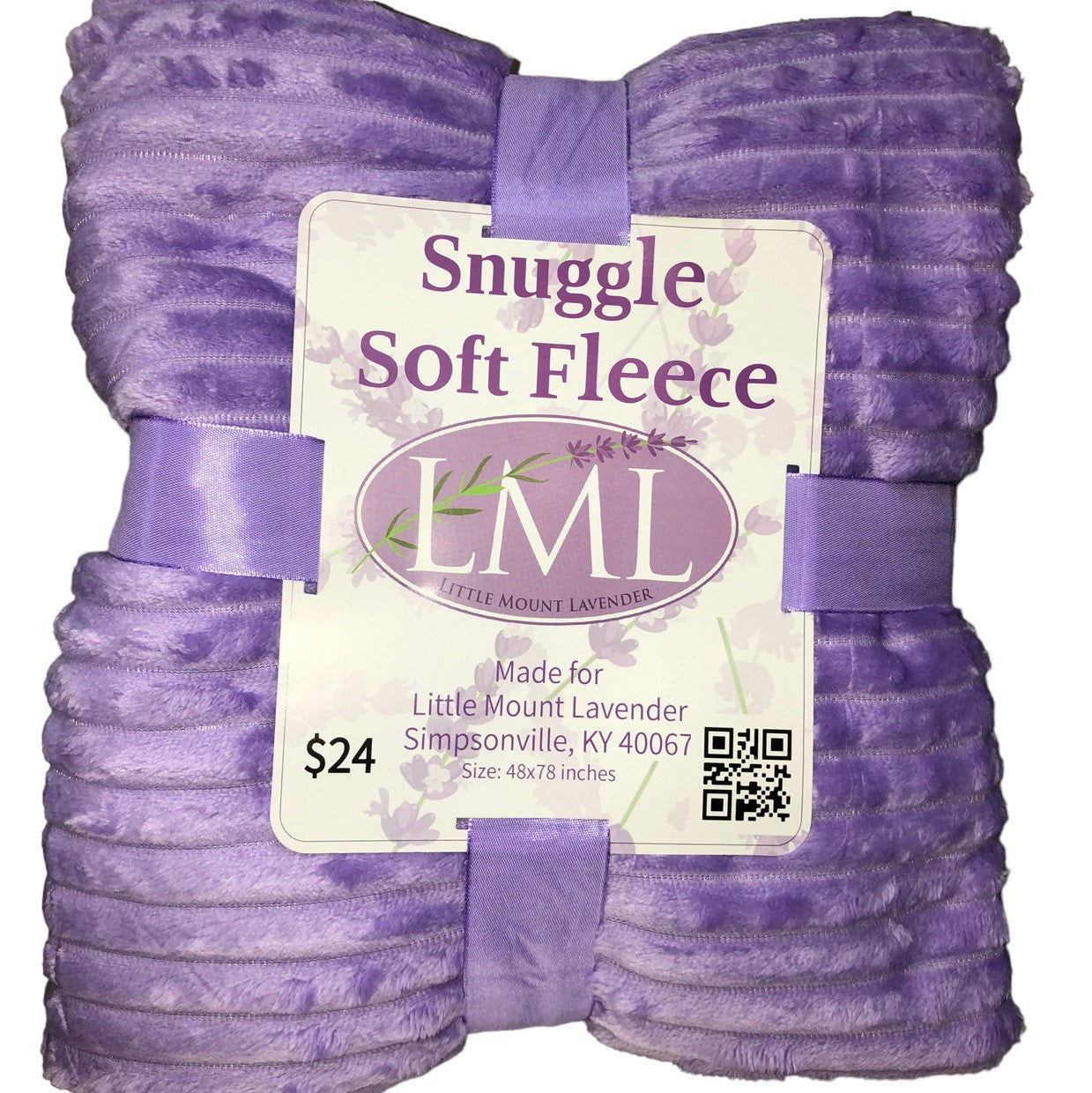 Lavender Fleece Blanket