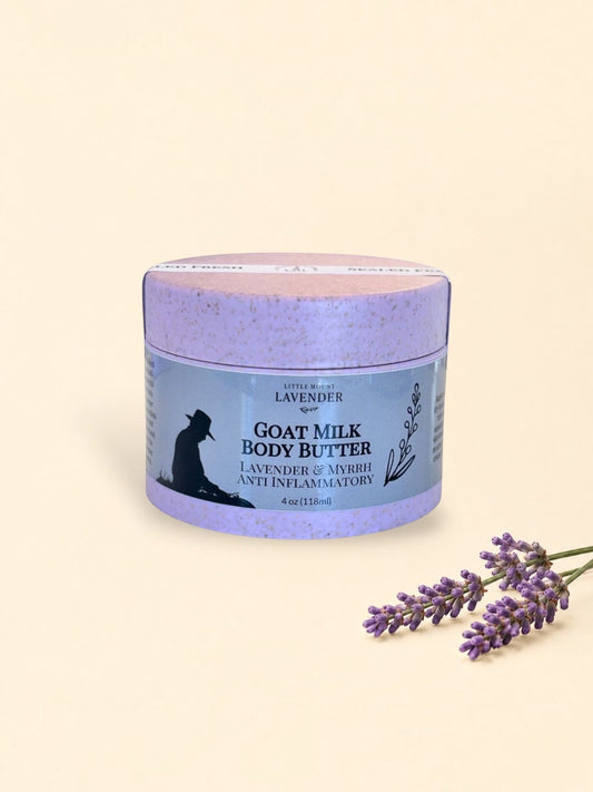 Farm Hands Anti Inflammatory Goat Milk Body Butter - Lavender and Myrrh