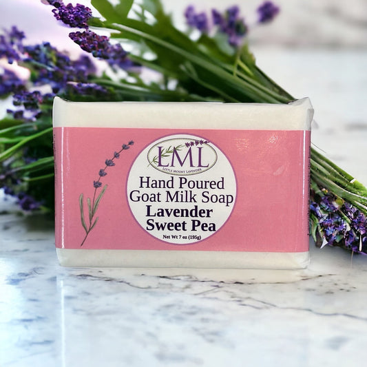Goat Milk Soap Lavender Sweet Pea