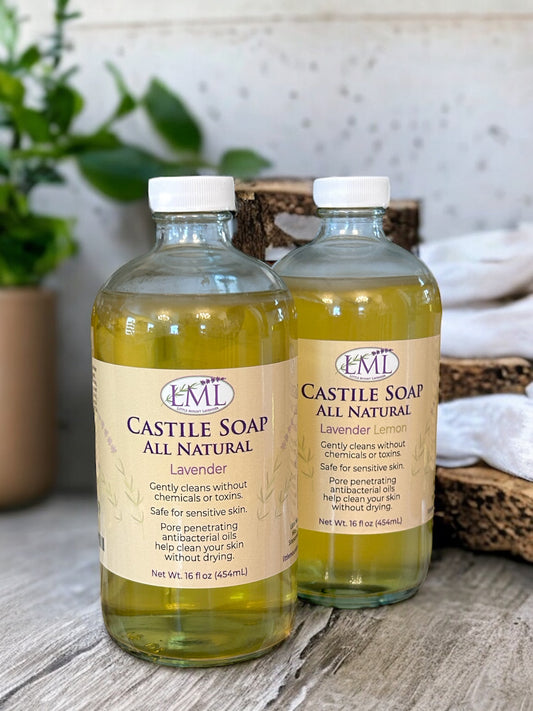 Lavender All Natural Castile Soap 16 oz refill