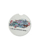Ceramic car coasters