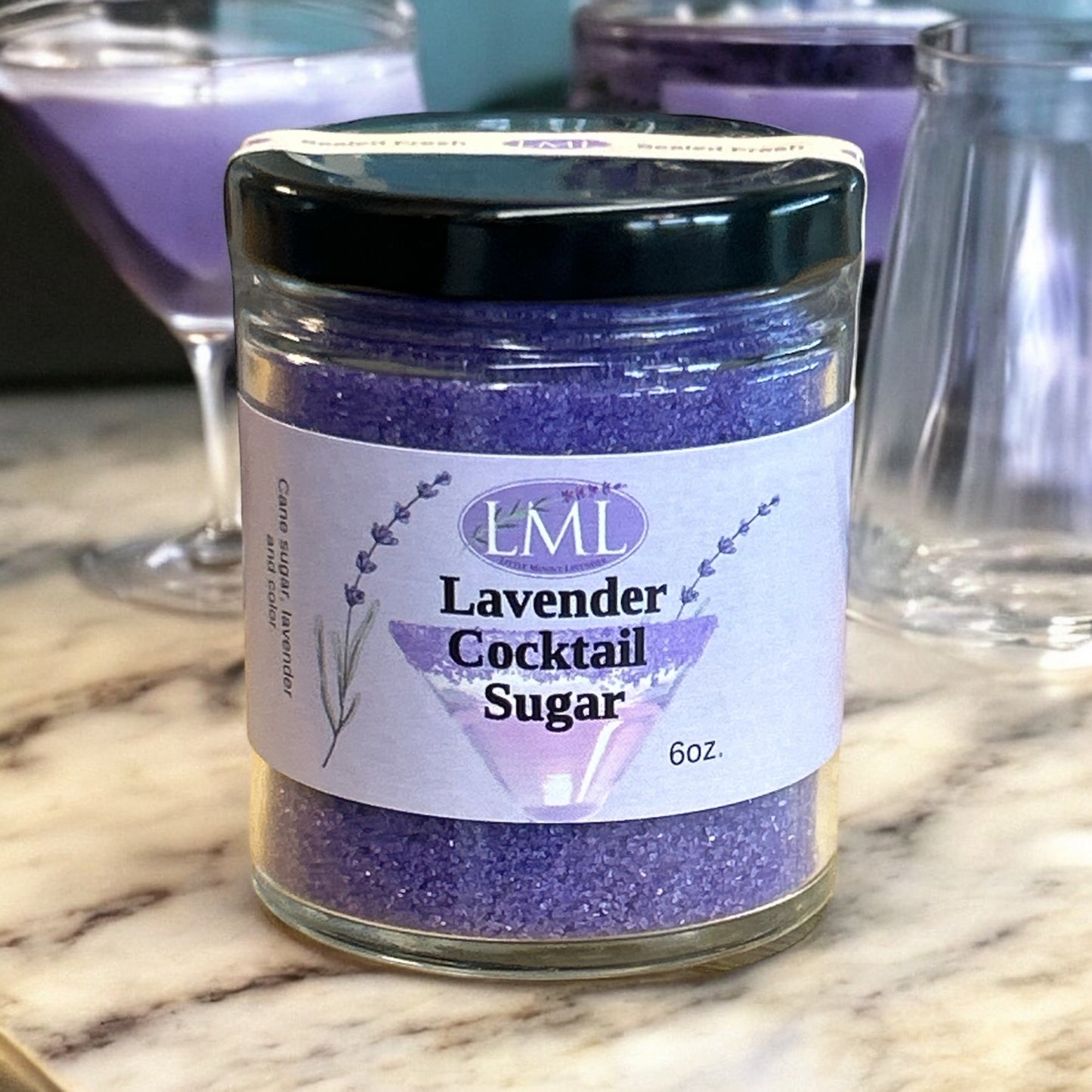 Lavender Cocktail sugar