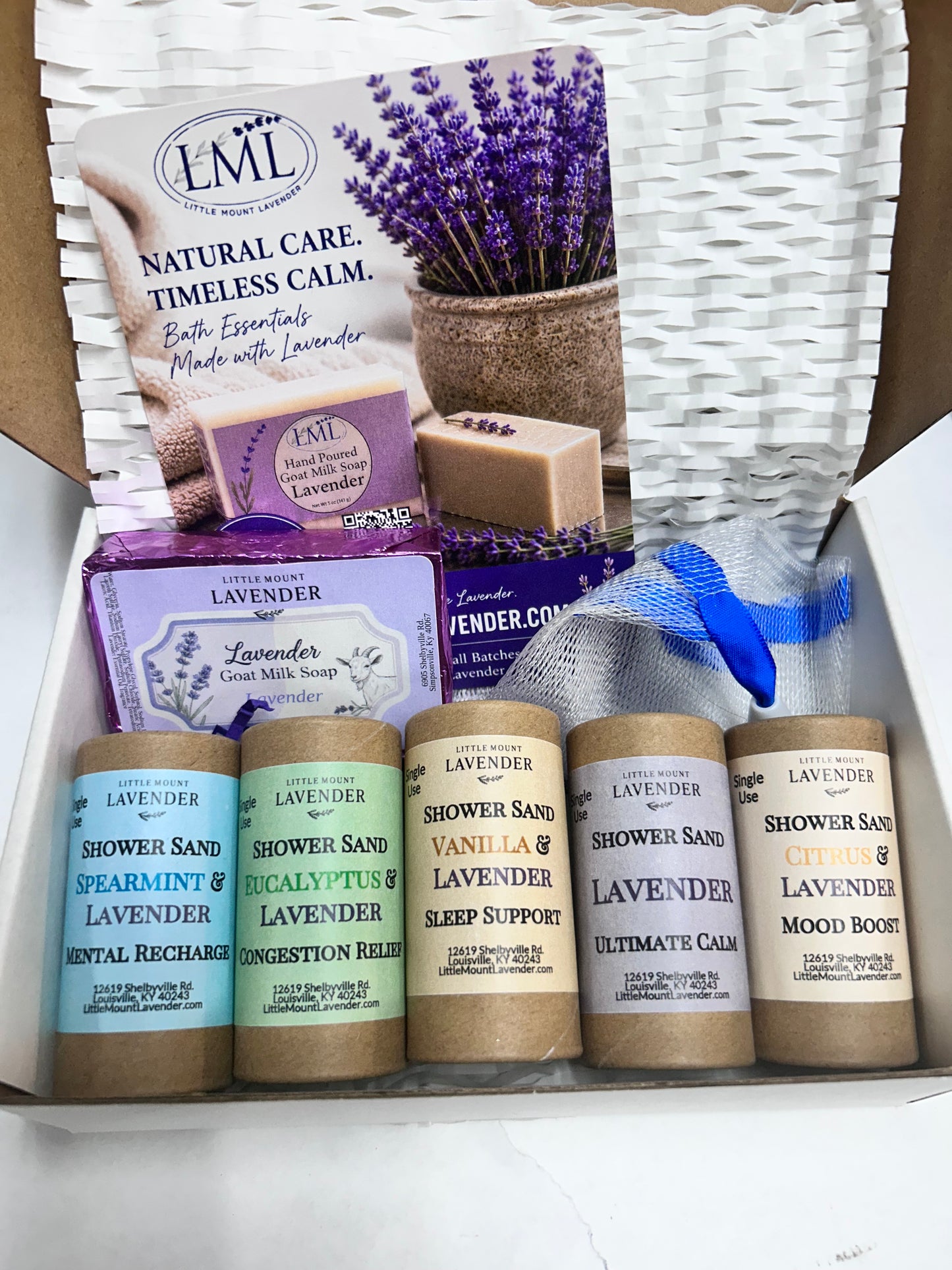 Shower Sand 5 Shower Sample Box