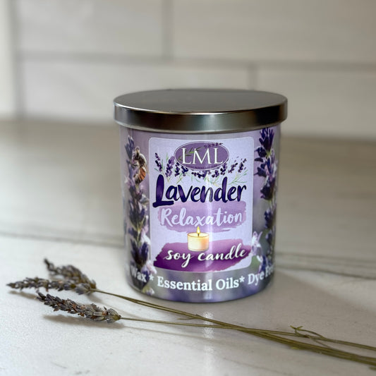 Lavender Total Relaxation Soy Candles