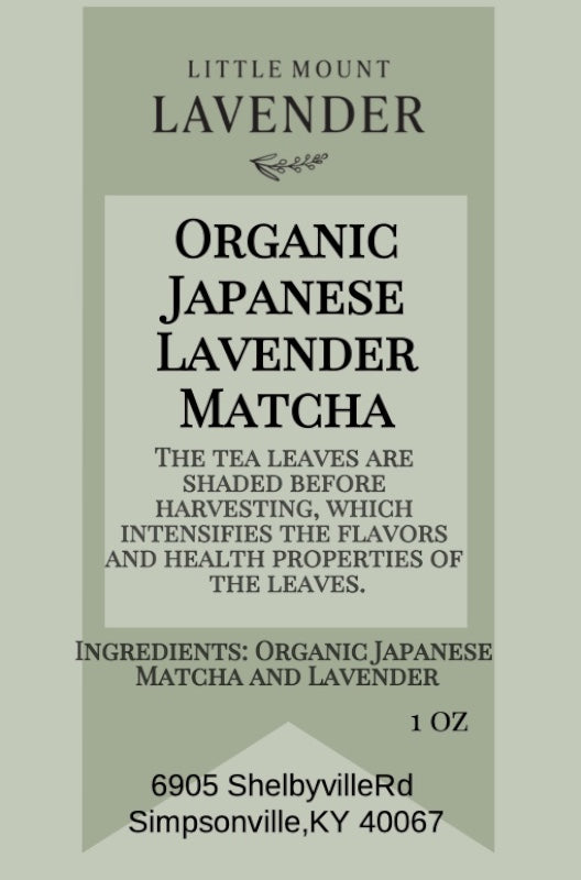 Lavender Matcha Tea