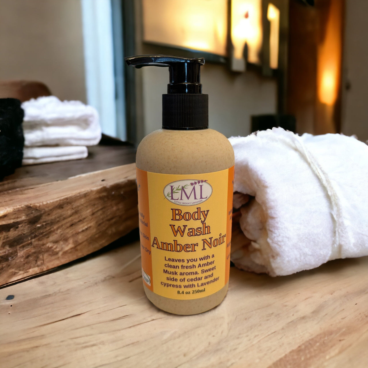 Lavender Amber Noir  Body Wash