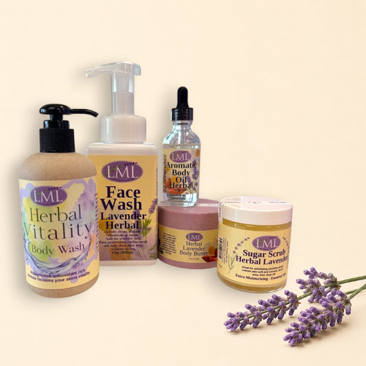 Herbal Body Gift Set W/Free Body Oil Free Shipping