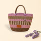 Colorful Straw Boho Tote Bag Free Shipping