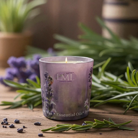 Herbaceous Rosemary and Lavender Soy Candles and Wax Melts