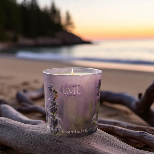 Driftwood and Lavender Soy Candles and Wax Melts