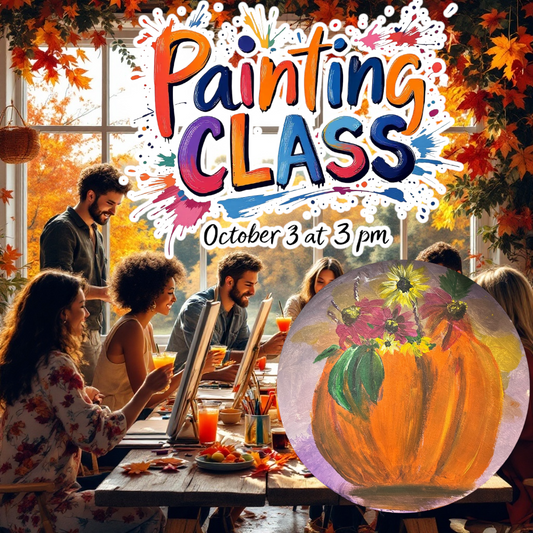Painting class October 3 at 3 pm