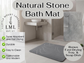 Natural Stone Mat - Large for Bath with Free Counter Top Mats