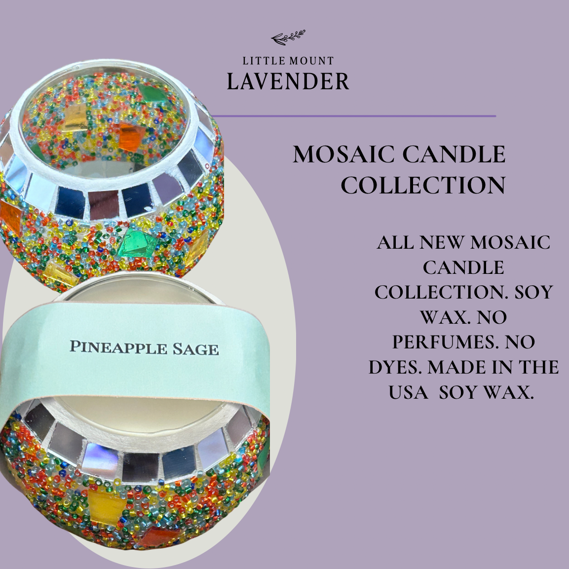 Mosaic Candle Collection
